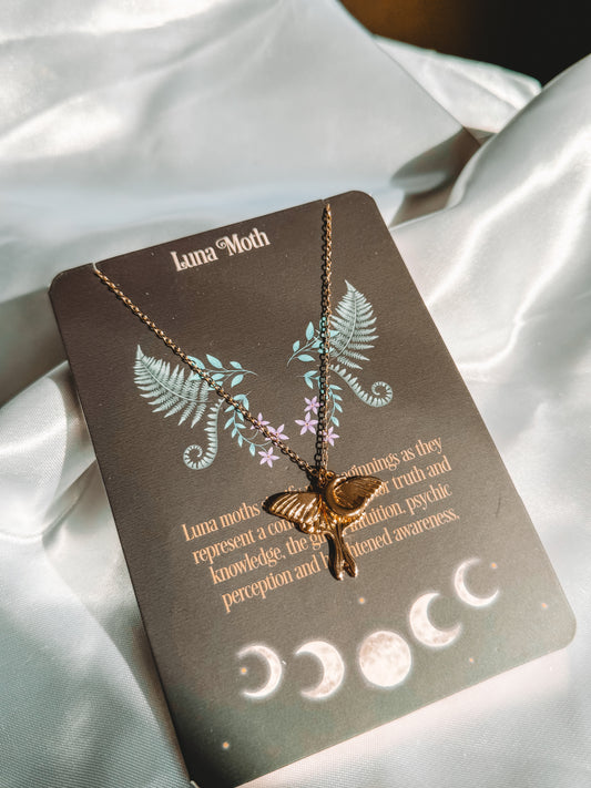 Moth Necklace