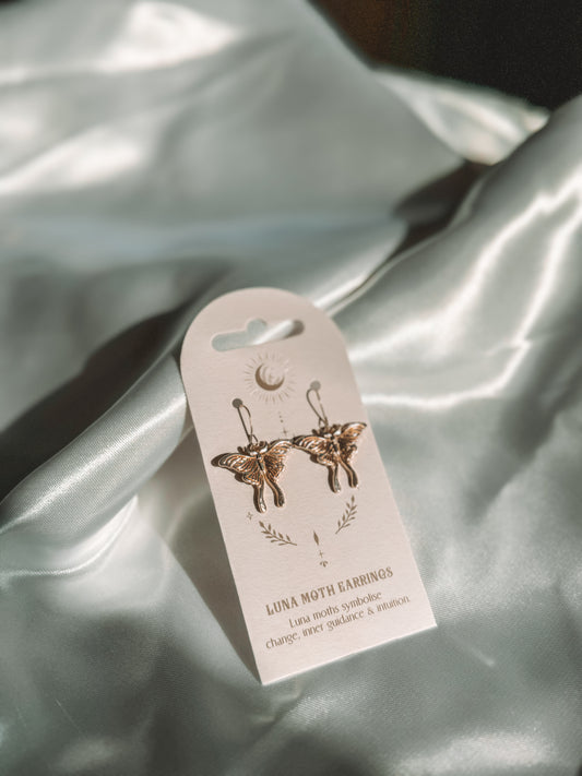 Moth Earrings